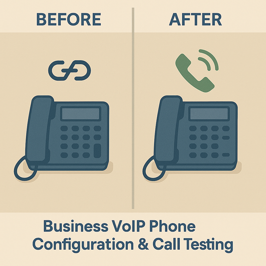Business VoIP Phone Configuration & Call Testing