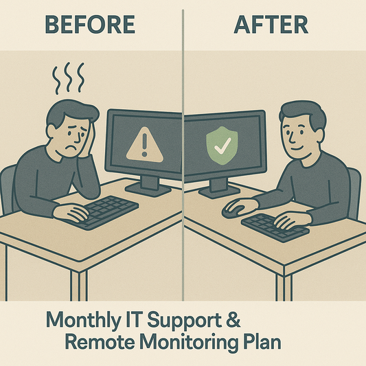Monthly IT Support & Remote Monitoring Plan