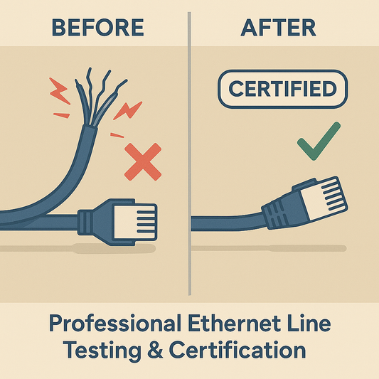 Professional Ethernet Line Testing & Certification