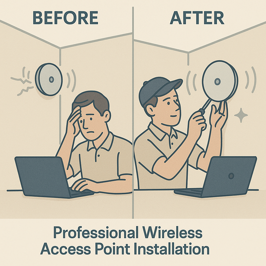 Professional Wireless Access Point Installation