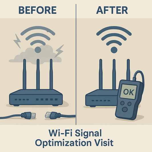 Wi‑Fi Signal Optimization Visit